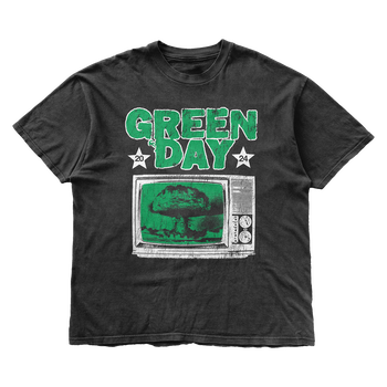 Green Day Tour 2025 Tシャツ ダークグレー